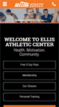 Mobile Screenshot of ellisathleticcenter.com